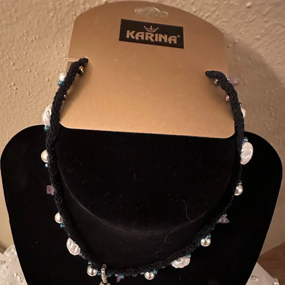 NWOT Pearl and Beaded Tassel Choker